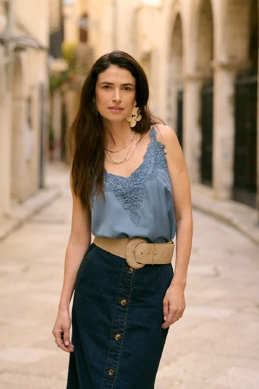Cream Anna Top Adventure