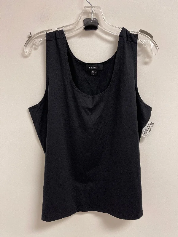 Tank Top By Karen Kane In Black, Size: 2x Hip Men's Retro