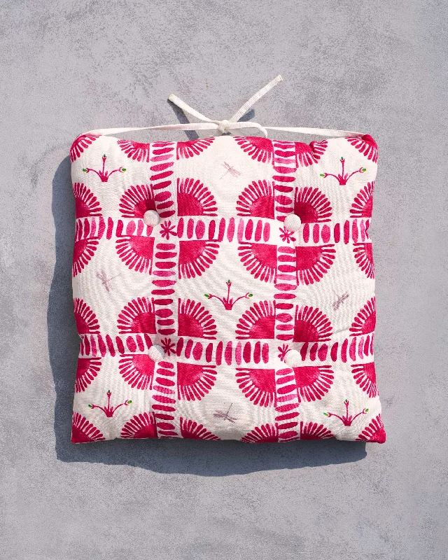 Striped Morocco chair cushion (Pink) Elegant Men's Cashmere