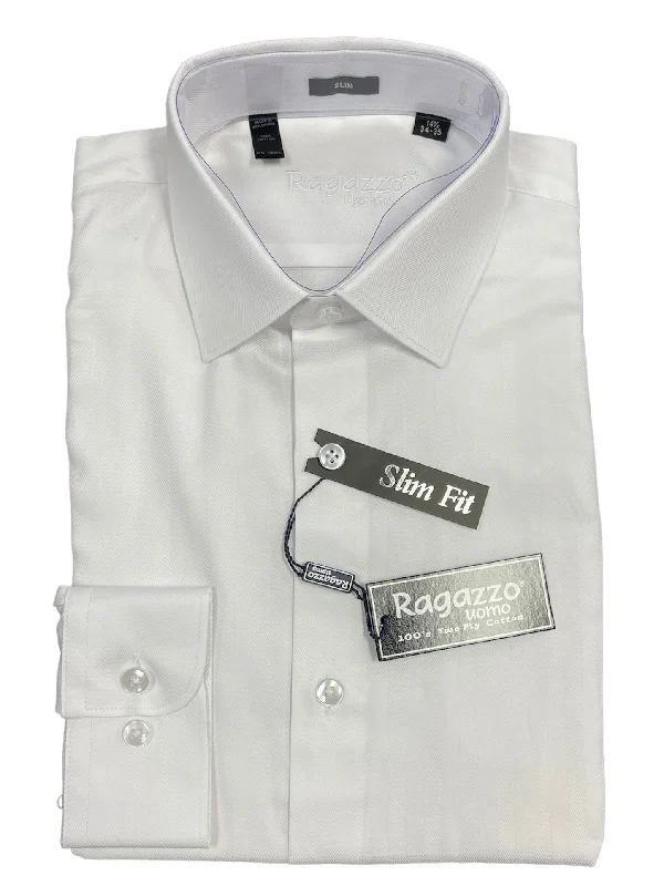 MENS SLIMMISH DIAGONAL 2/3 - WHITE Dynamic Men's Glow