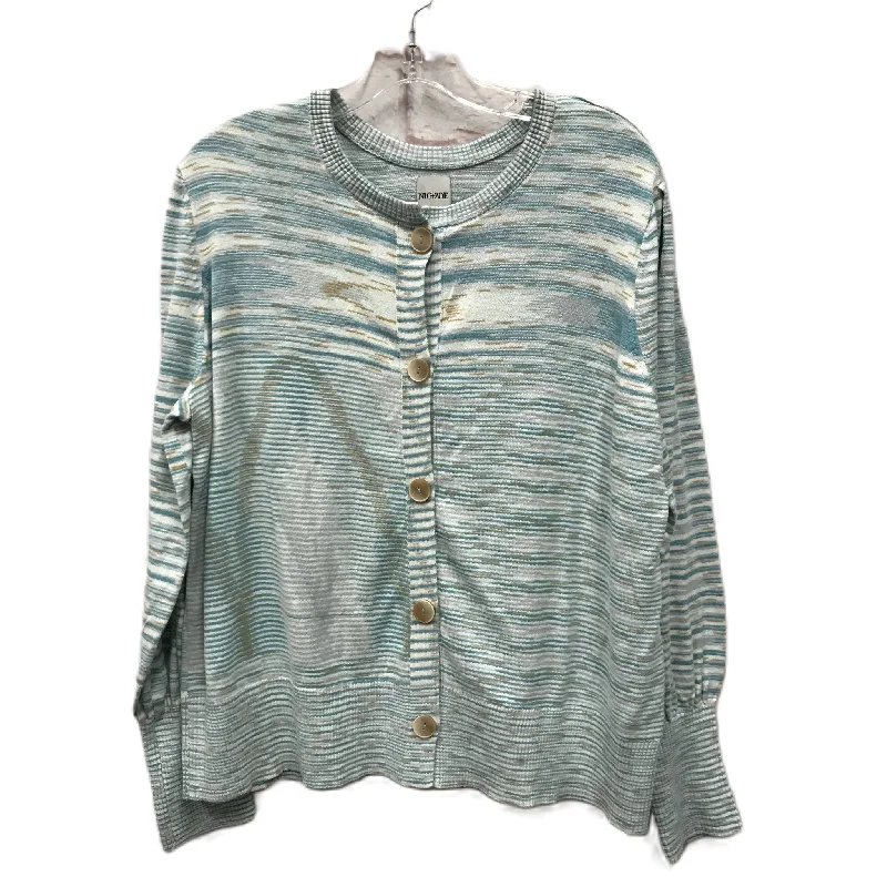 Blue Sweater Cardigan By Nic + Zoe, Size: Xxl Rugged Men's Outdoor 