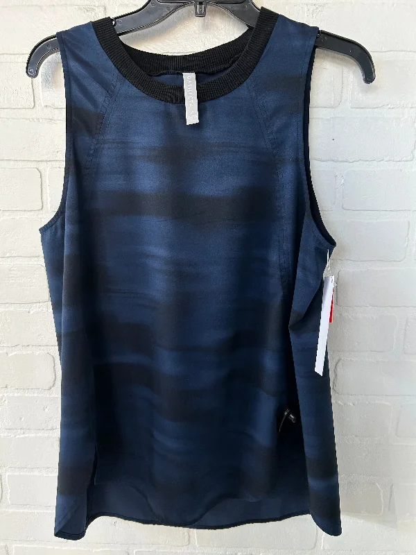 Athletic Tank Top By Athleta In Black & Blue, Size: M Youthful Men's Anime