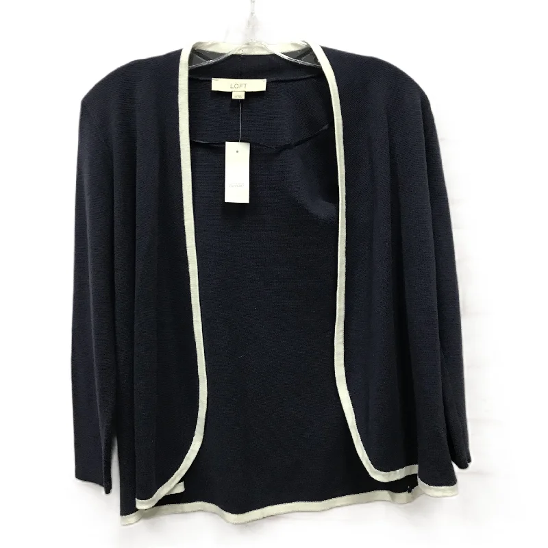 Blue Sweater Cardigan By Loft, Size: Xs Relaxed Men's Australian 