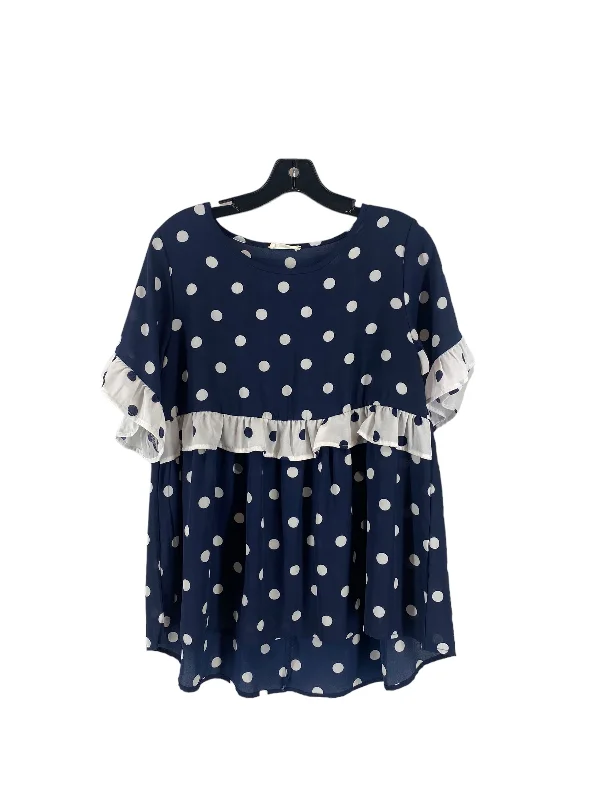Top Short Sleeve By Clothes Mentor  Size: M Elegant Men's Formal 