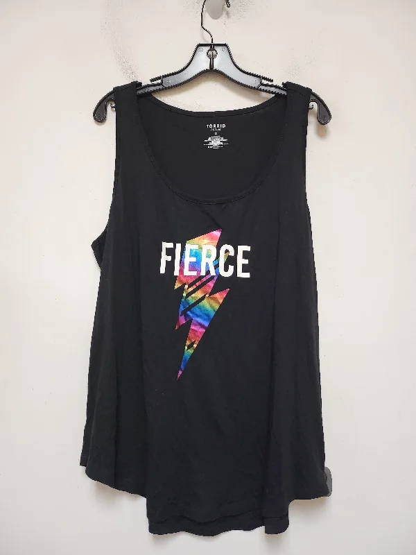 Athletic Tank Top By Torrid In Black, Size: 2x Confident Men's Power