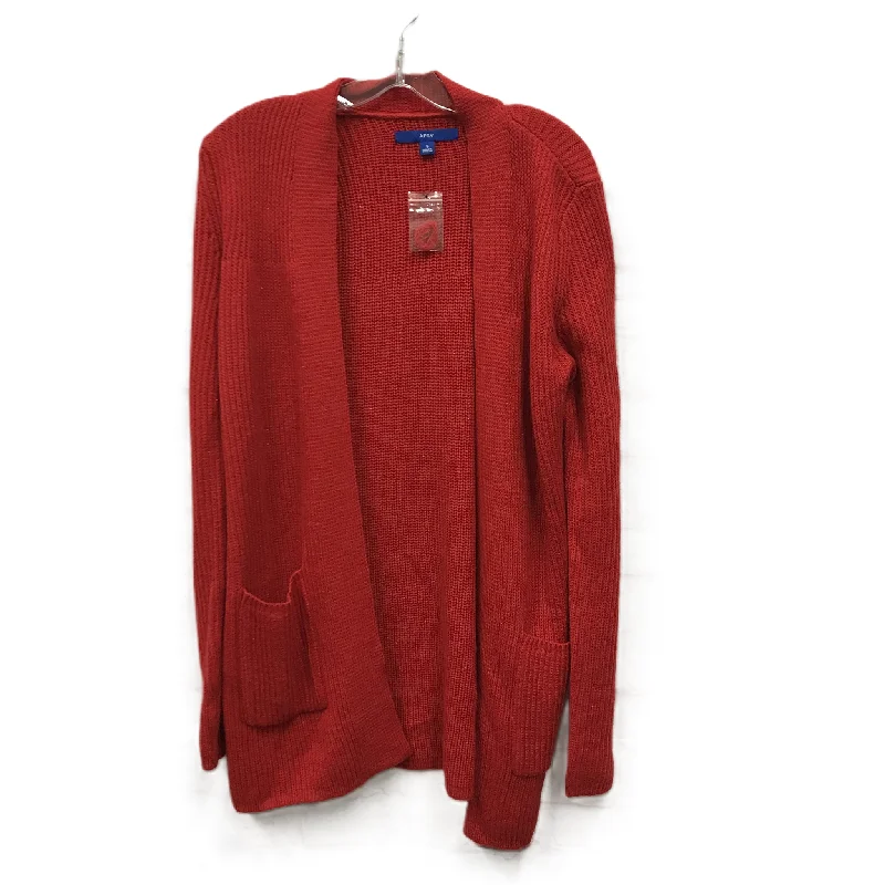 Red Sweater Cardigan By Apt 9, Size: S Gym