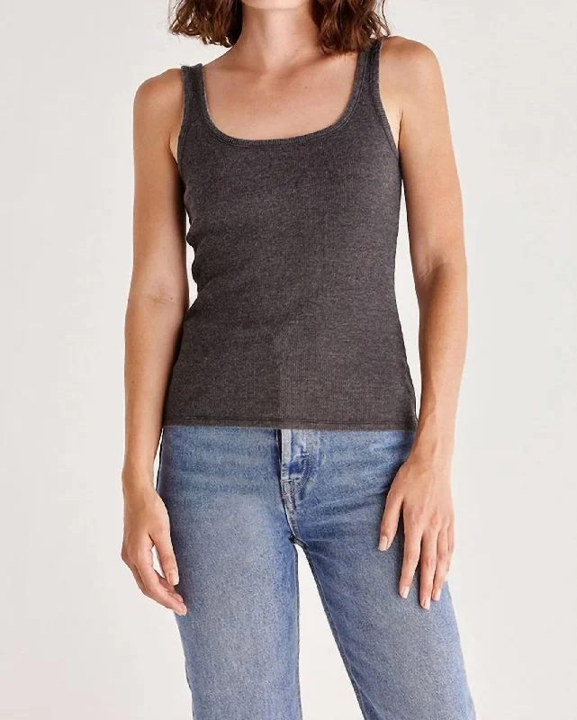 Ellen Rib Tank Unique Men's Upcycled
