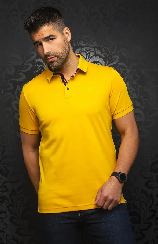 AU NOIR | Polo | Eagle Yellow Confident Men's High