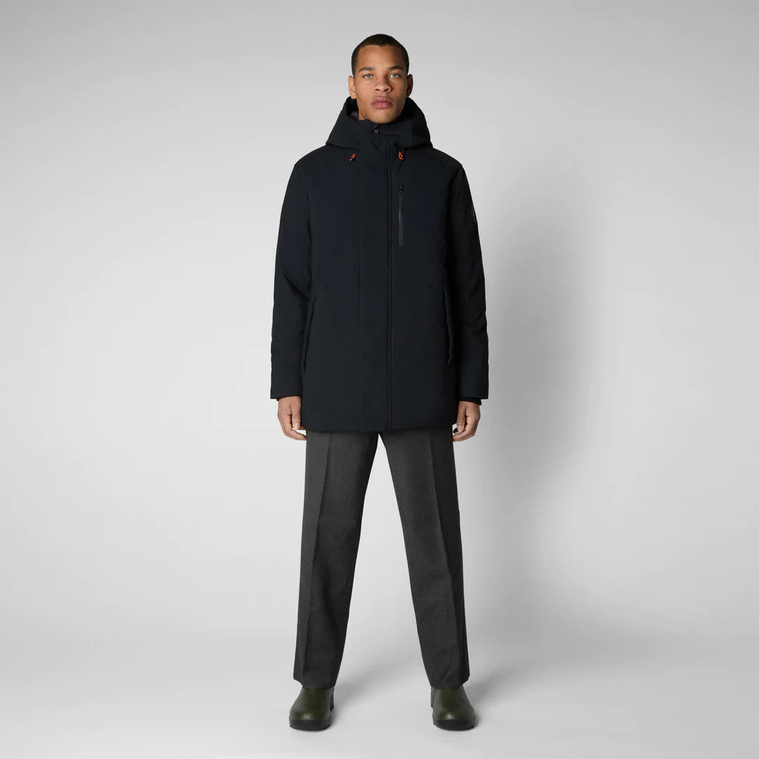 ANTOINE PARKA - BLACK Cozy Men's Sherpa