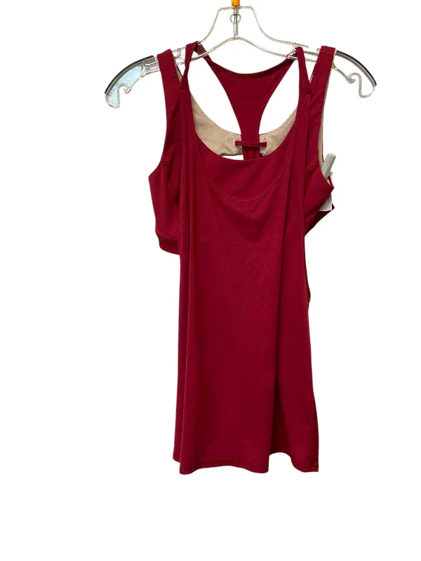 Athletic Tank Top By Lululemon In Red, Size: 8 Casual Men's Japanese 