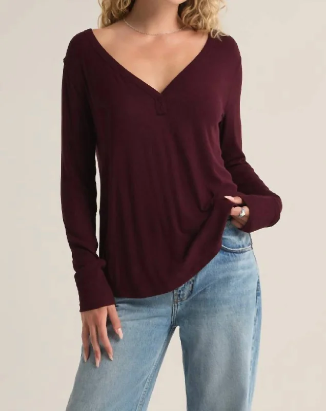 Elton Rib Top Artistic Men's Avant