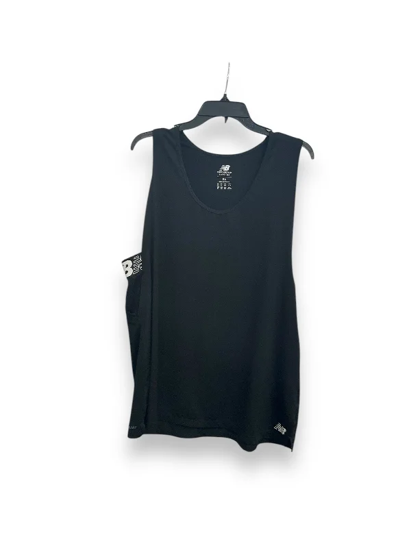 Athletic Tank Top By New Balance In Black, Size: Xl Bohemian Men's Free