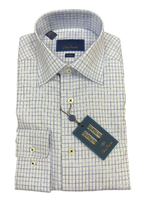 TRIM FIT CHECKERS - 4/5 - BLUE Elegant Men's Cashmere