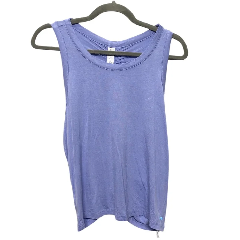 Athletic Tank Top By Marika In Purple, Size:Xl Sleek Men's Contemporary 