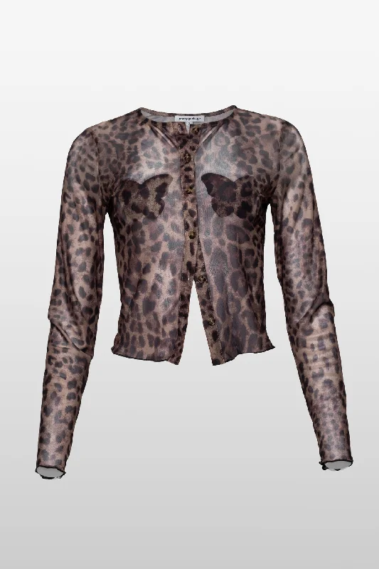 Wild at Heart Sheer Mesh Cardi British Gentleman Style