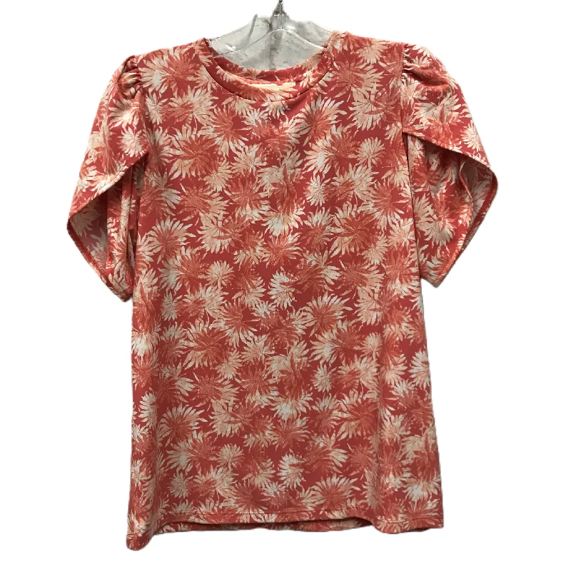 Orange Top Short Sleeve By Michael By Michael Kors, Size: Xs Trendy Men's Bucket