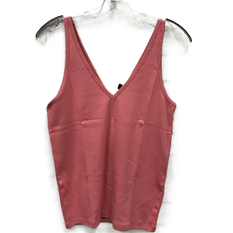 Pink Top Sleeveless Basic By J. Crew, Size: L Youthful Men's Anime