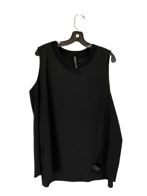 Athletic Tank Top By Athleta In Black, Size: 3x Laid