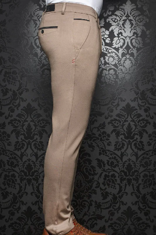 AU NOIR | Ultra Stretch Pants | Beretta Beige Cclassic Men's Tweed