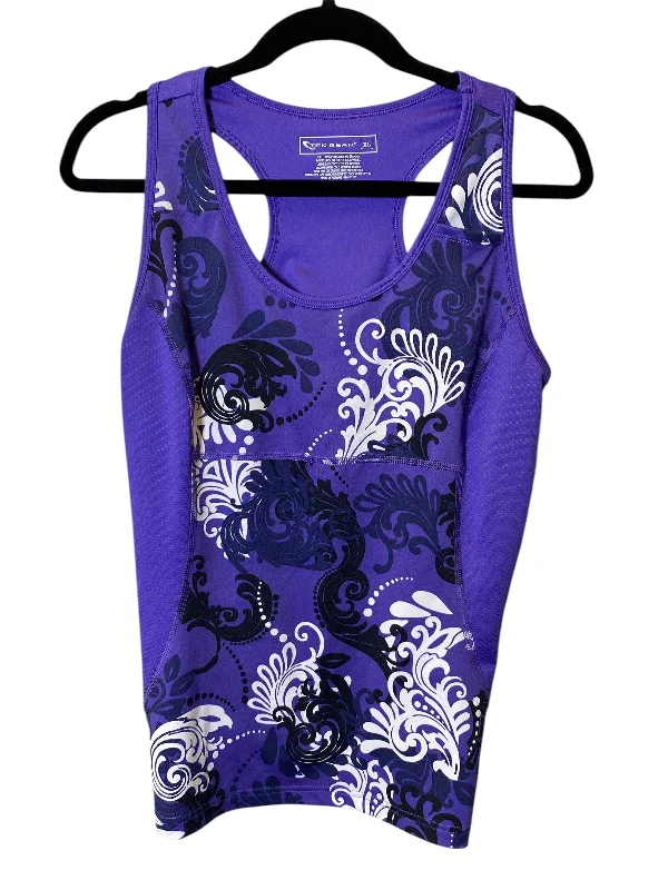 Athletic Tank Top By Tek Gear In Purple, Size: Xl Cool Men's Distressed
