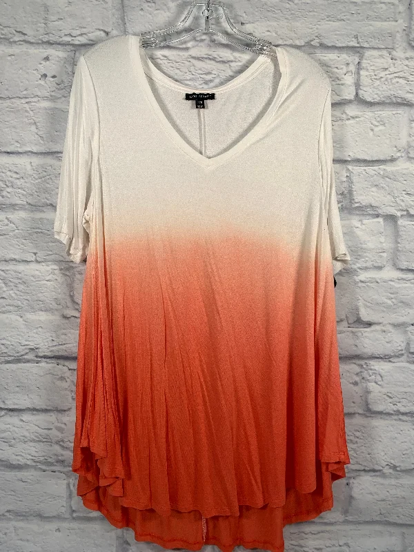 Top Short Sleeve By Lane Bryant  Size: L Unique Men's Upcycled