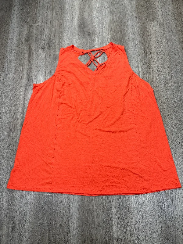 Tank Top By Terra & Sky In Orange, Size: 2x Tough Men's Military